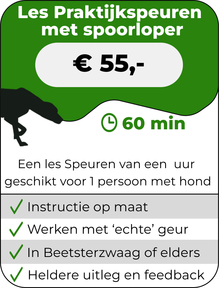 Praktijkspeuren met spoorloper